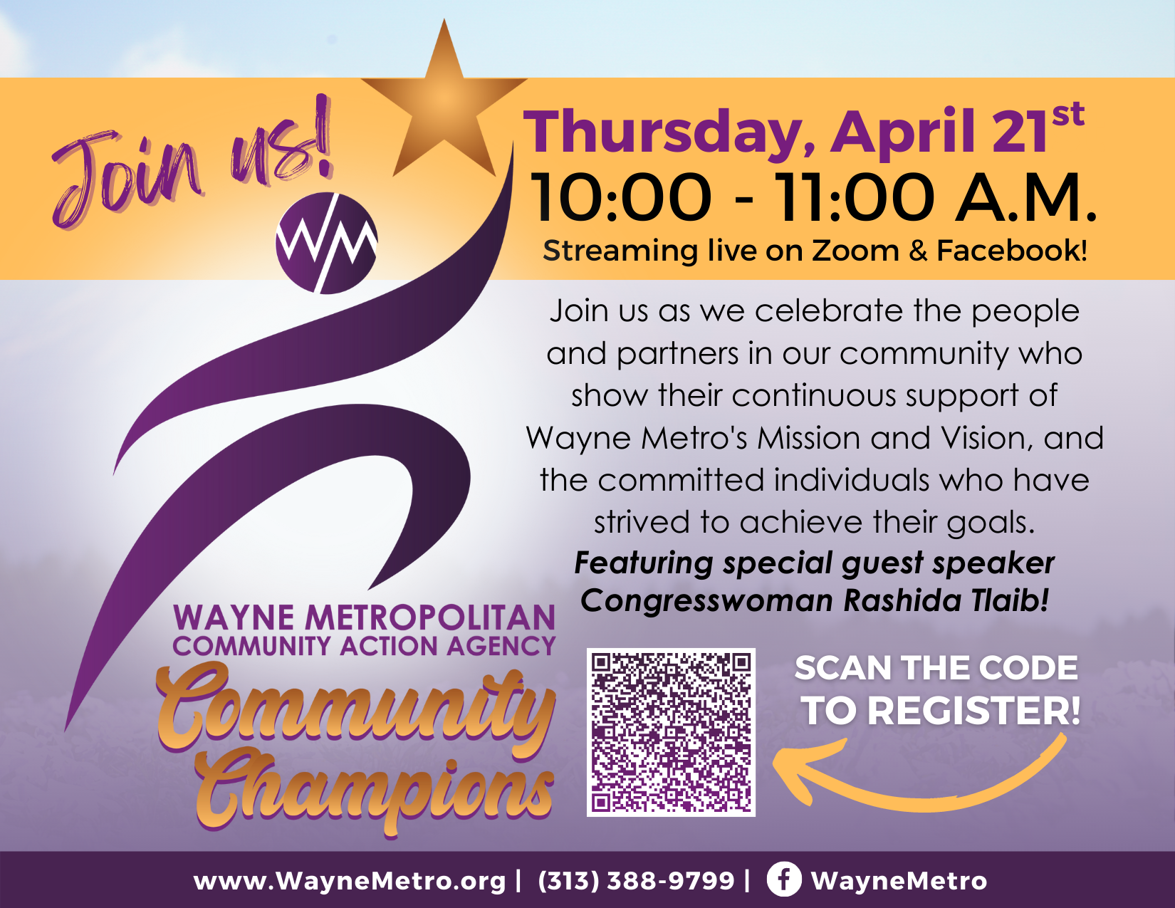 2022 Community Champions Outreach Postcard